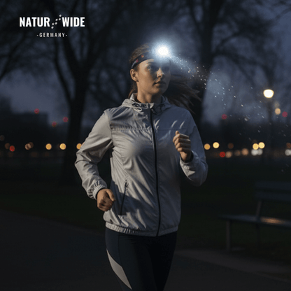 2-in-1 LED-Taschenlampe & Stirnlampe, USB-C – Ansicht 12