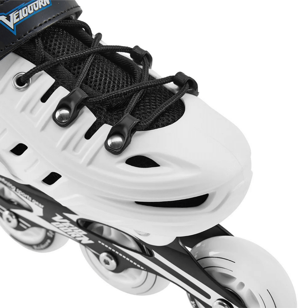 Größenverstellbare Inline Skates mit LED-Rollen – Ansicht 24