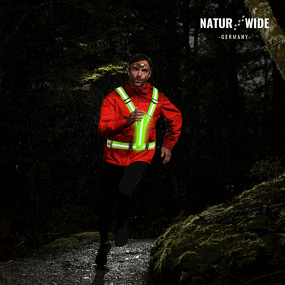 RunSafe LED-Leuchtweste zum Laufen & Radfahren – Ansicht 4