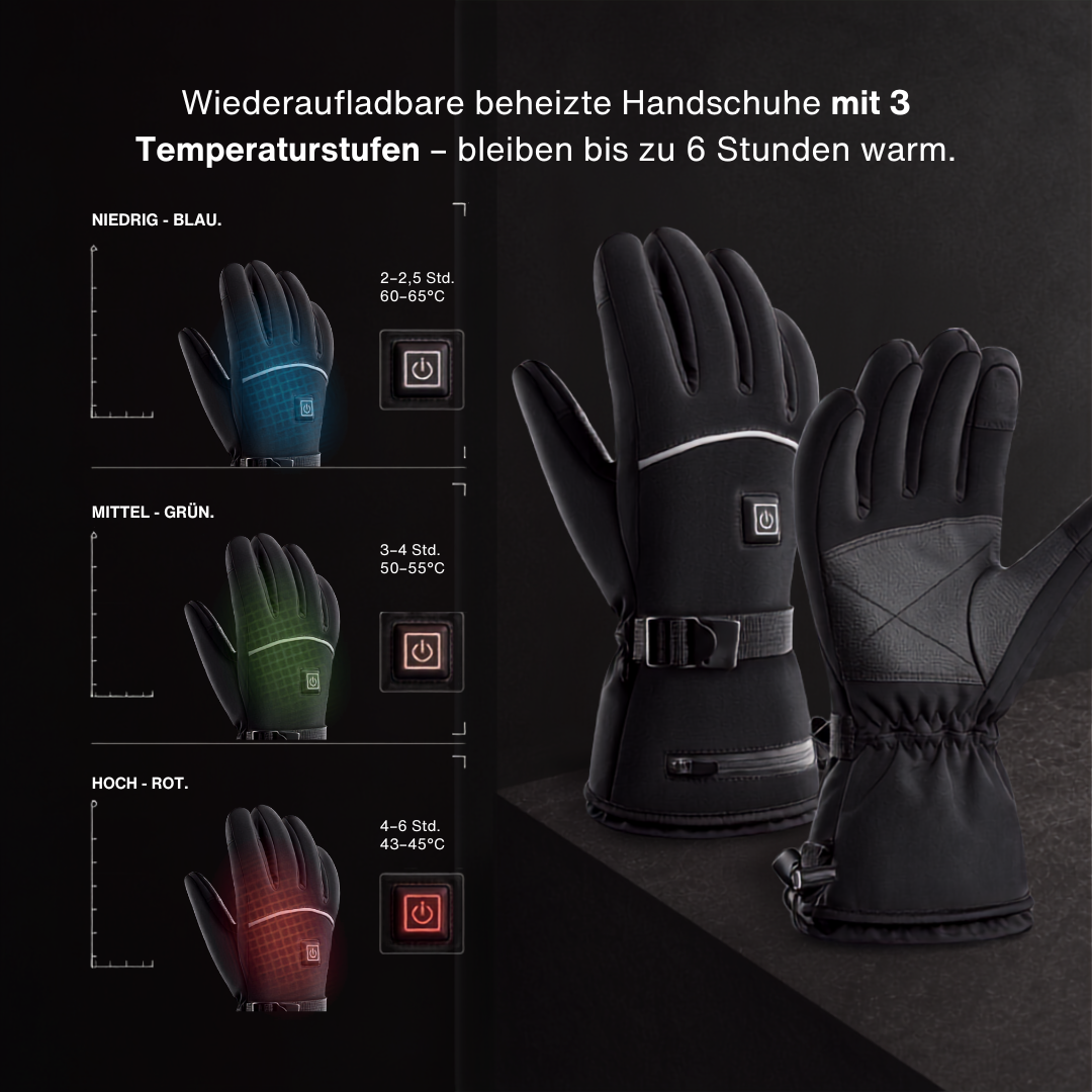 Beheizte Handschuhe mit Akku & 3 Heizstufen – Ansicht 4