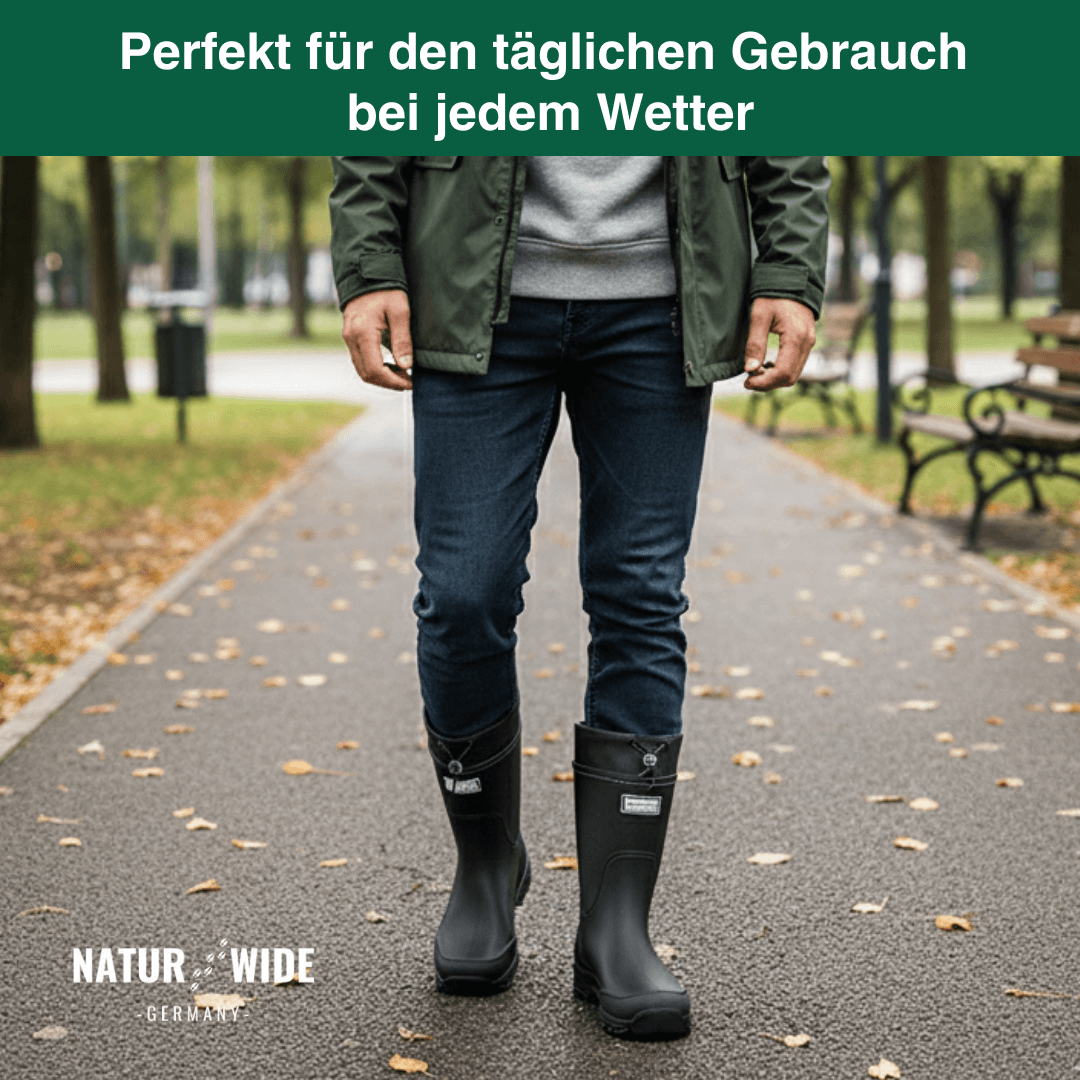 Wasserdichte Gummistiefel unisex, rutschfest – Ansicht 6