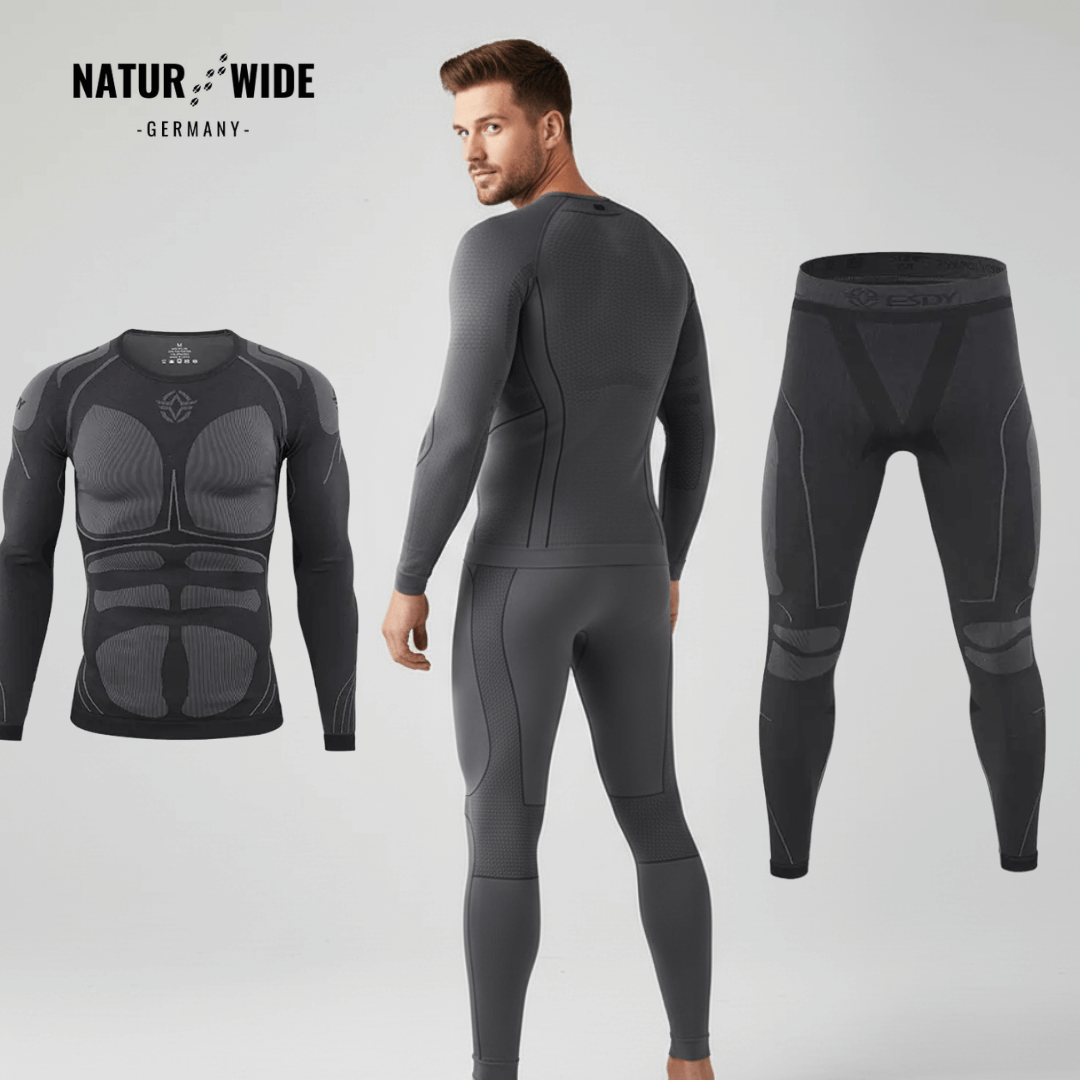 Thermo-Unterwäsche-Set Herren mit Kompression – Ansicht 8
