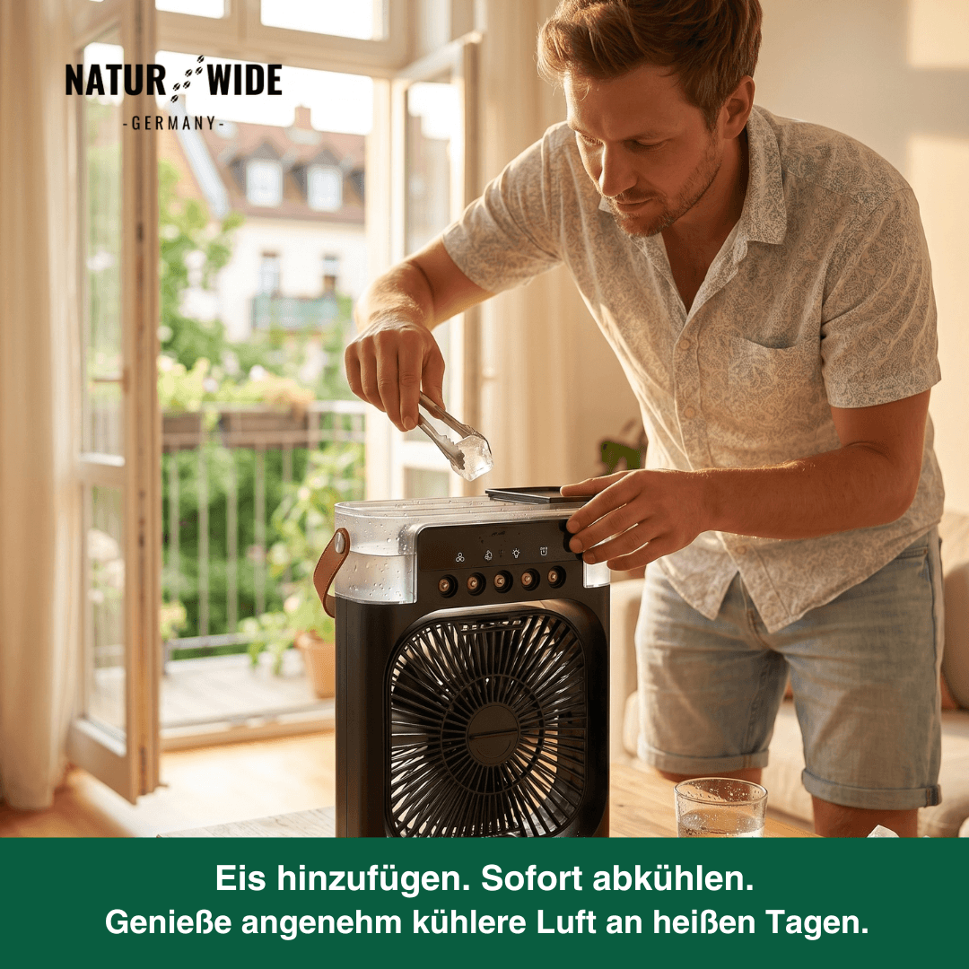 USB-Luftkühler 3-in-1 mit Nebel & LED-Licht – Ansicht 4