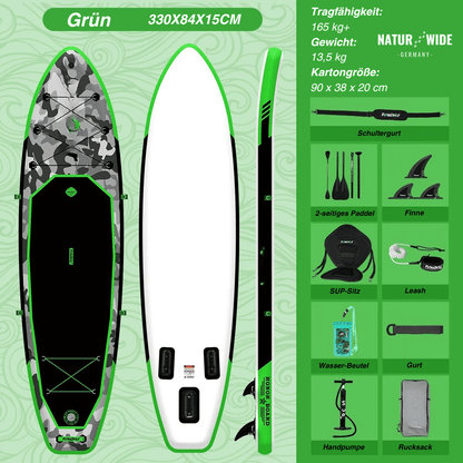 Aufblasbares SUP-Board 350 cm, Komplettset – Ansicht 11