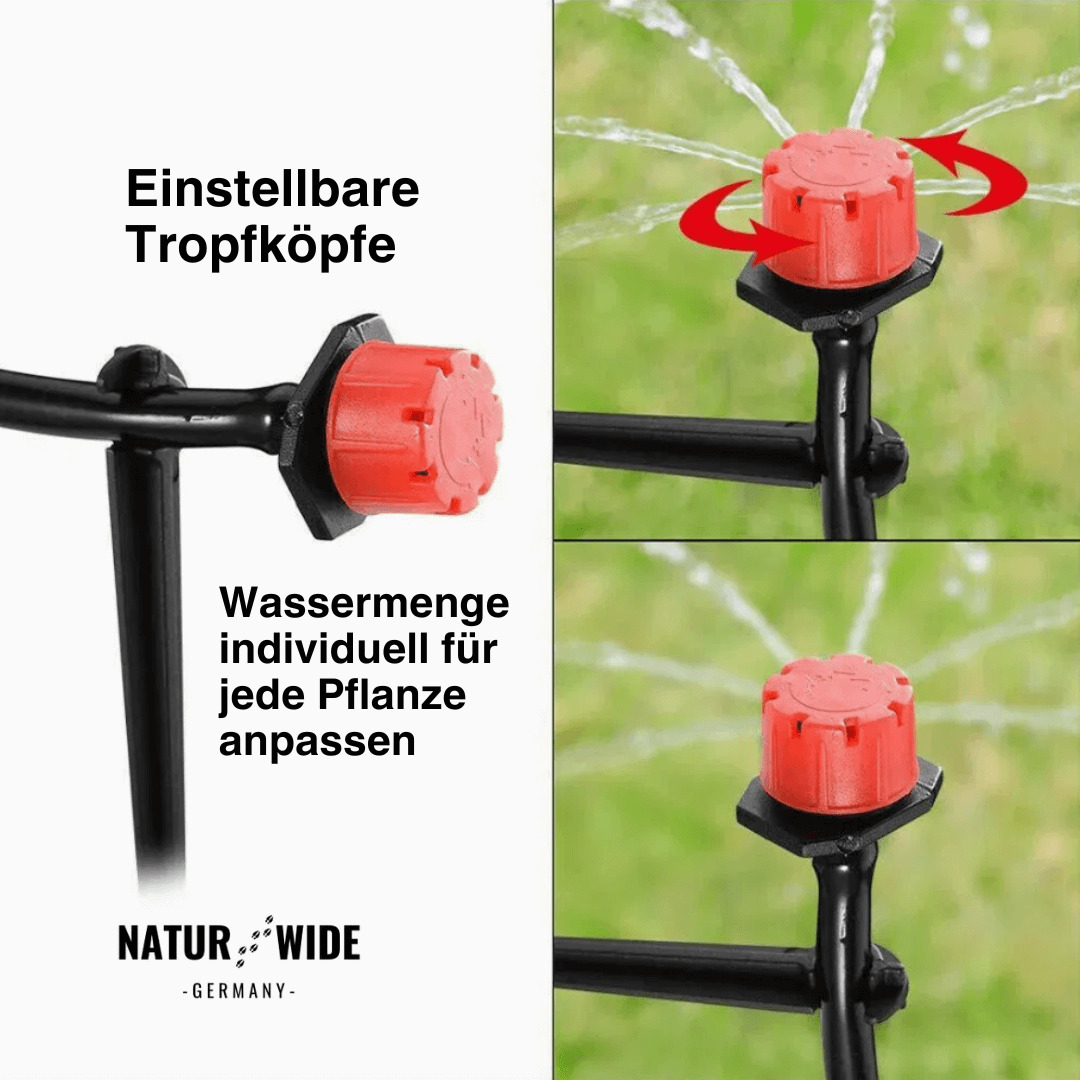 Mikro-Bewässerungsset mit verstellbaren Düsen – Ansicht 12