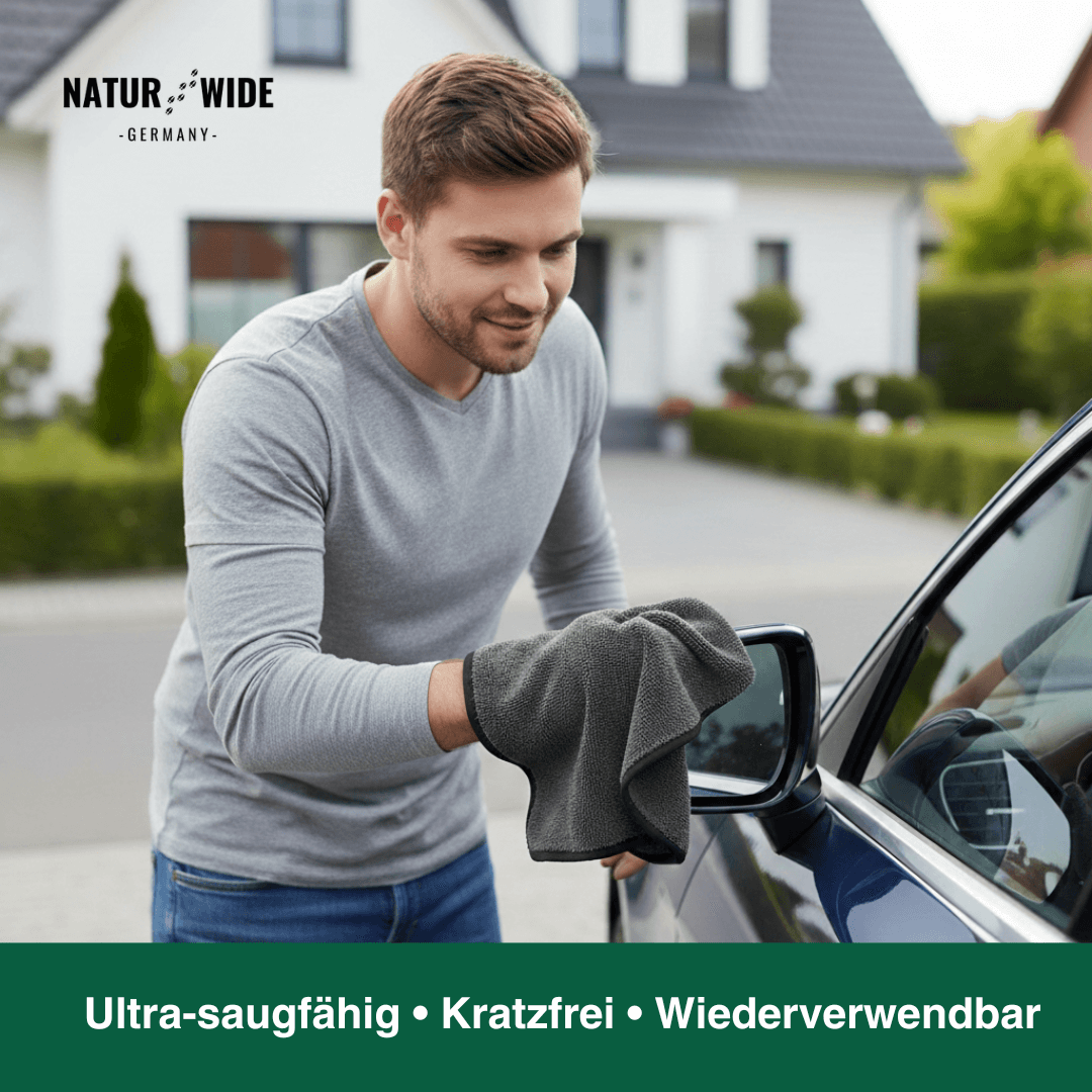 Mikrofaser-Trockentuch XXL, 600 g/m², Auto & Bad – Ansicht 15