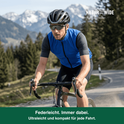 Ultraleichte Windweste fürs Rad, mit Reflektoren – Ansicht 4