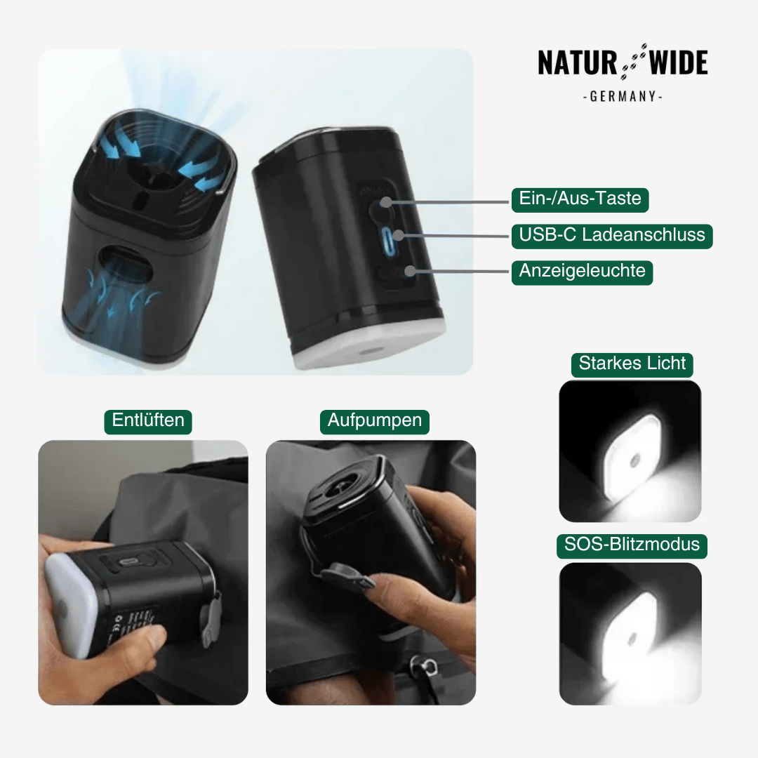 Vakuum-Packbeutel mit elektrischer Mini-Pumpe – Ansicht 4