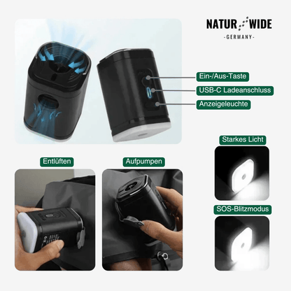 Vakuum-Packbeutel mit elektrischer Mini-Pumpe – Ansicht 4