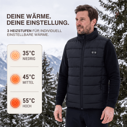 Beheizte Weste mit 9 Heizzonen für Powerbank – Ansicht 5