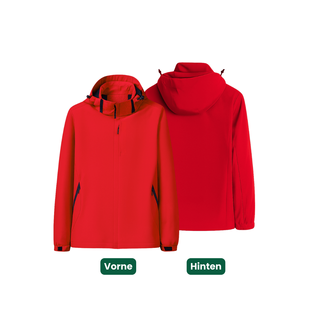 Leichte Regenjacke, 10.000 mm, abnehmbare Kapuze – Ansicht 15
