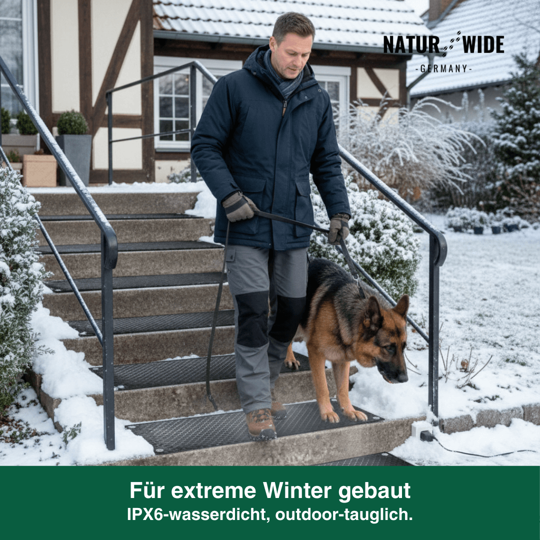 Beheizte Schneeschmelzmatte für Treppe & Weg – Ansicht 2