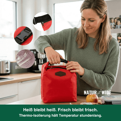 Isolierte Lunchtasche für Büro & Schule – Ansicht 2