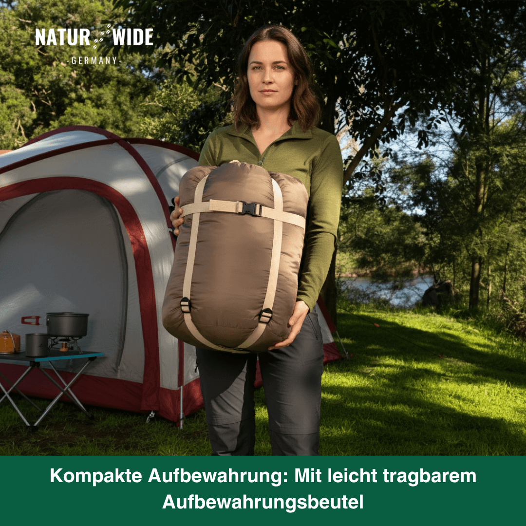 Mumienschlafsack, Komfort bis -1 °C oder -12 °C – Ansicht 13