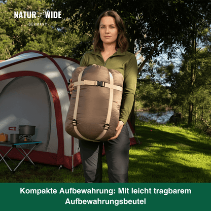 Mumienschlafsack, Komfort bis -1 °C oder -12 °C – Ansicht 13