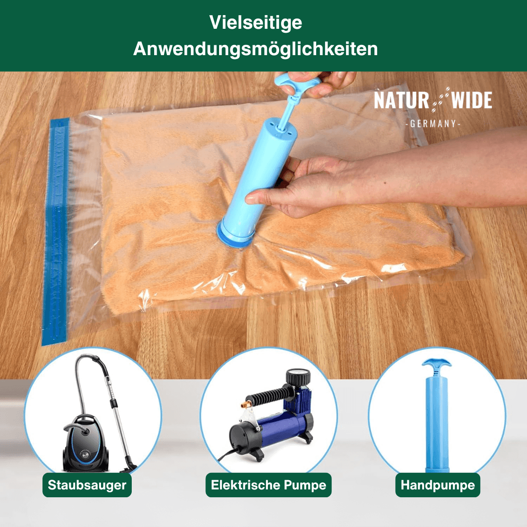 Vakuumbeutel für Kleidung & Bettdecken, 3 Stück – Ansicht 5