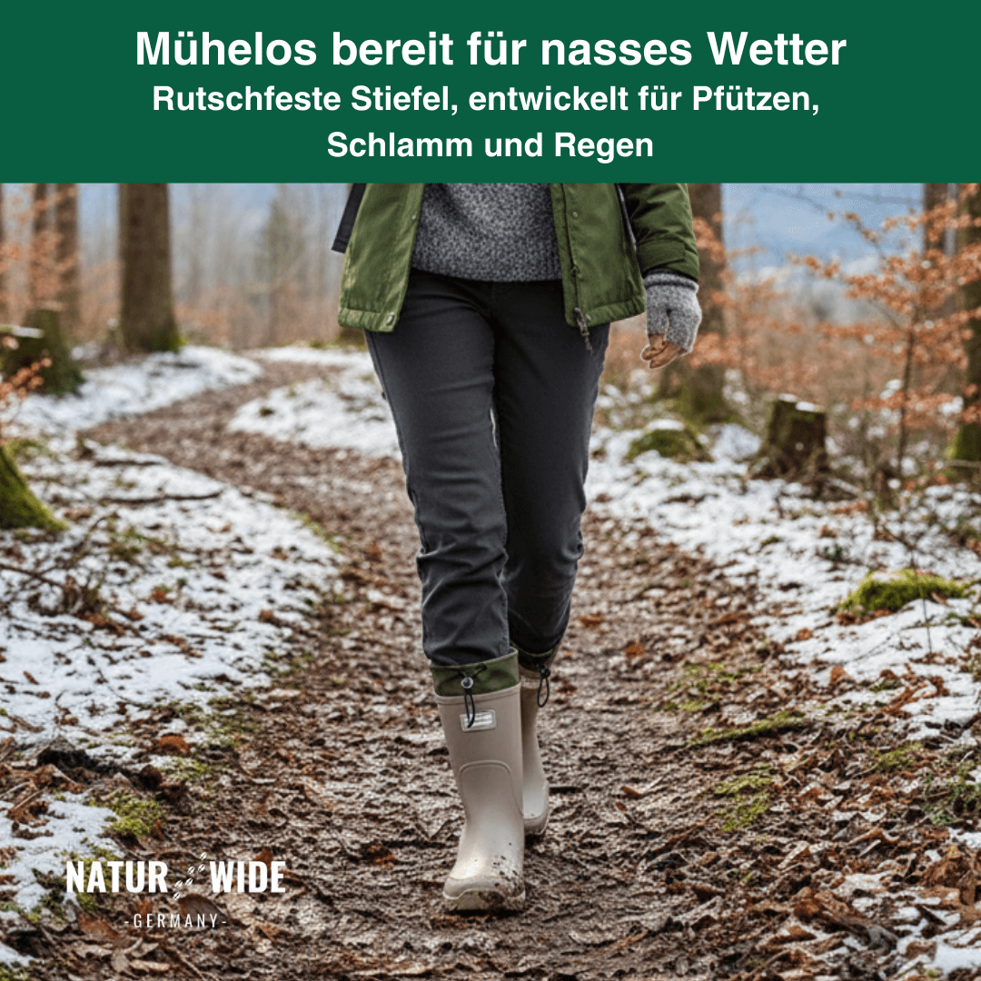 Wasserdichte Gummistiefel unisex, rutschfest – Ansicht 10