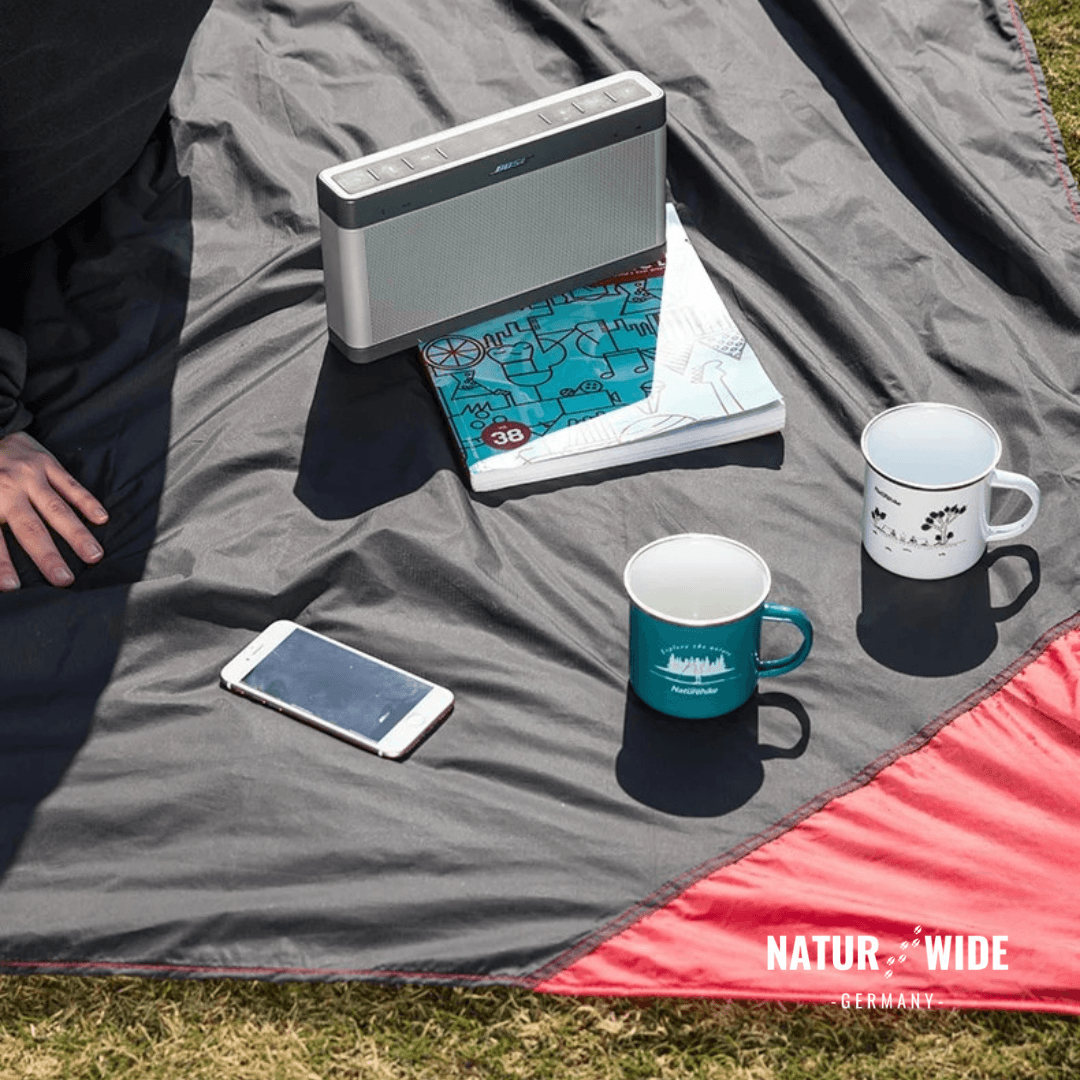Taschen-Picknickdecke, wasserabweisend, ab 35 g – Ansicht 11