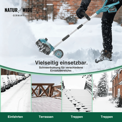 Akku-Schneefräse 3500 W, bürstenlos, mit Rädern – Ansicht 8