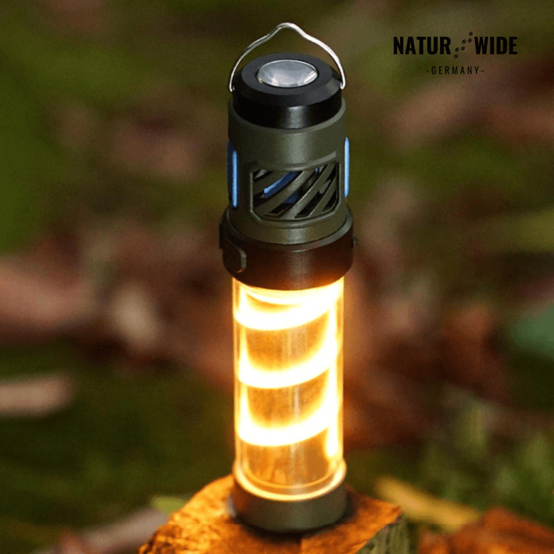 5-in-1-Campinglampe mit Mückenschutz & Stativ – Ansicht 14