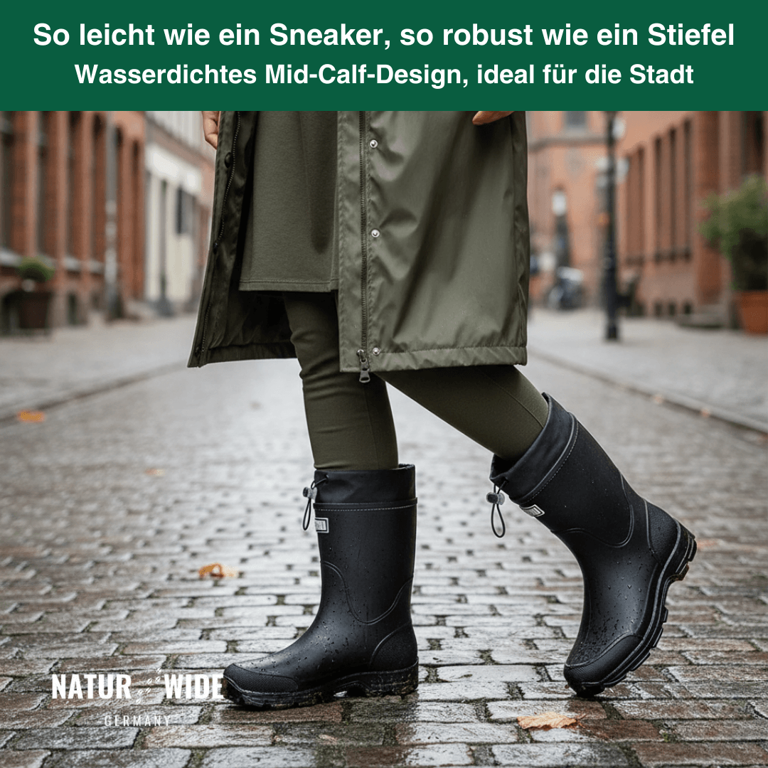Wasserdichte Gummistiefel unisex, rutschfest – Ansicht 9