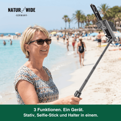 Mini-Selfie-Stick mit Stativ & Fernauslöser – Ansicht 11