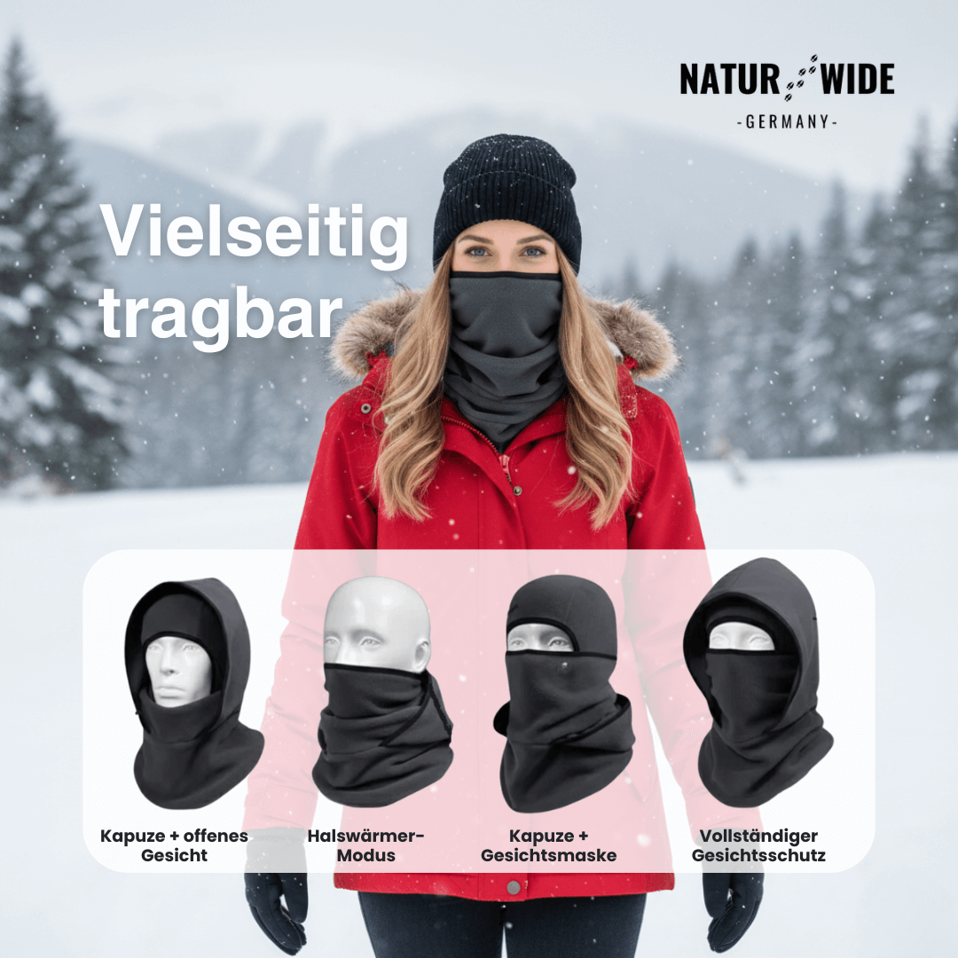 Winter Balaclava 3-in-1: Mütze, Schal und Maske – Ansicht 4