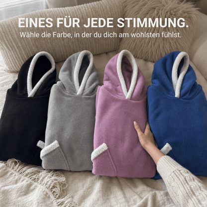 Oversize Deckenhoodie aus Flanell mit Kapuze – Ansicht 20