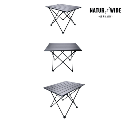 Faltbarer Camping-Tisch aus Aluminium, 2 Größen – Ansicht 11
