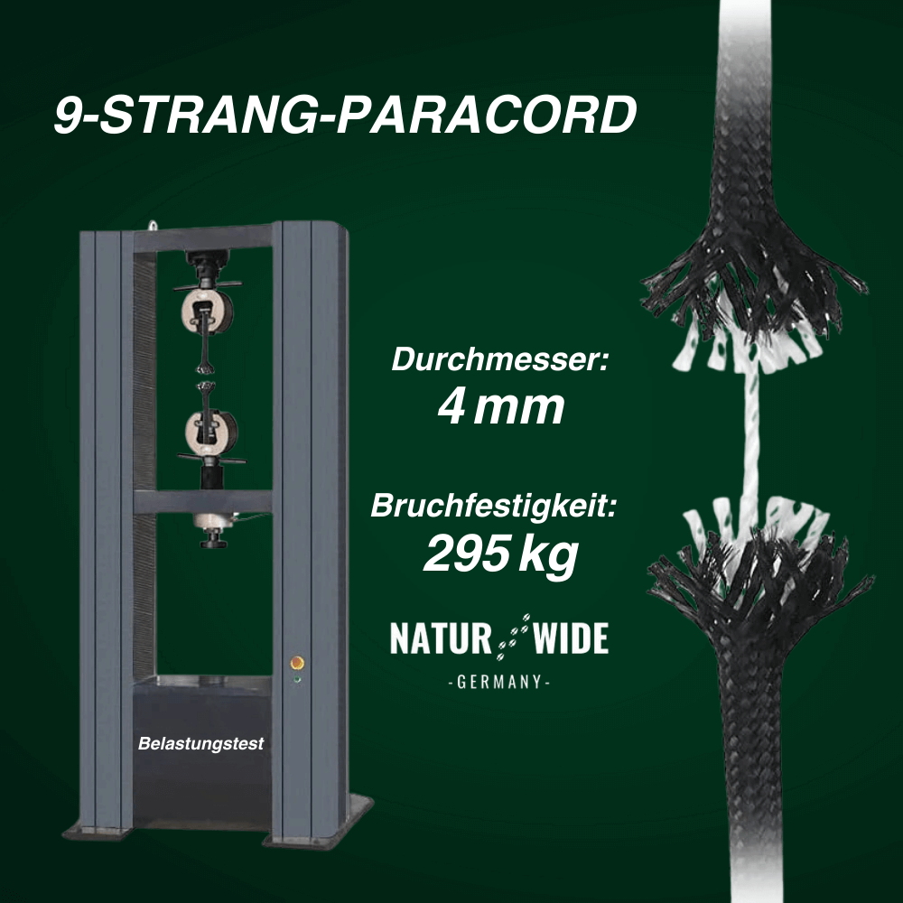 Paracord mit 9 Kernen, 5, 15 oder 31 m – Ansicht 6