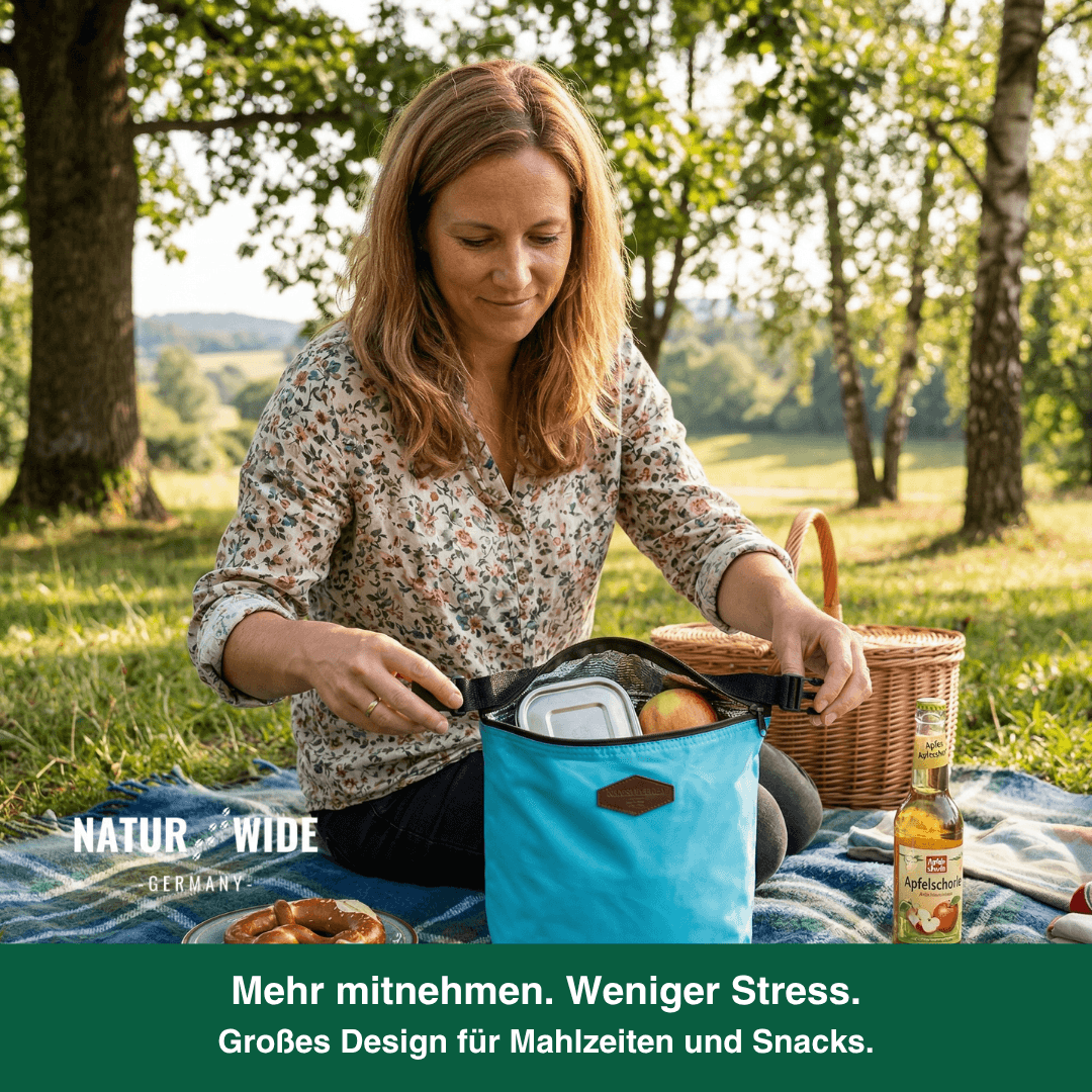 Isolierte Lunchtasche für Büro & Schule – Ansicht 4