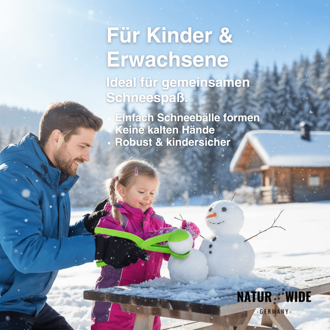 XXL-Schneeballzange für runde Schneebälle – Ansicht 6