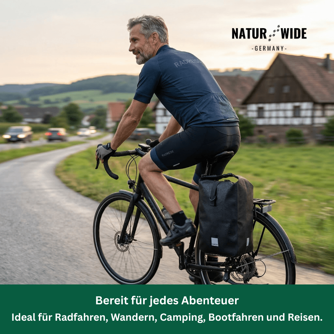 Fahrrad-Packtasche 10 L mit Rollverschluss – Ansicht 10