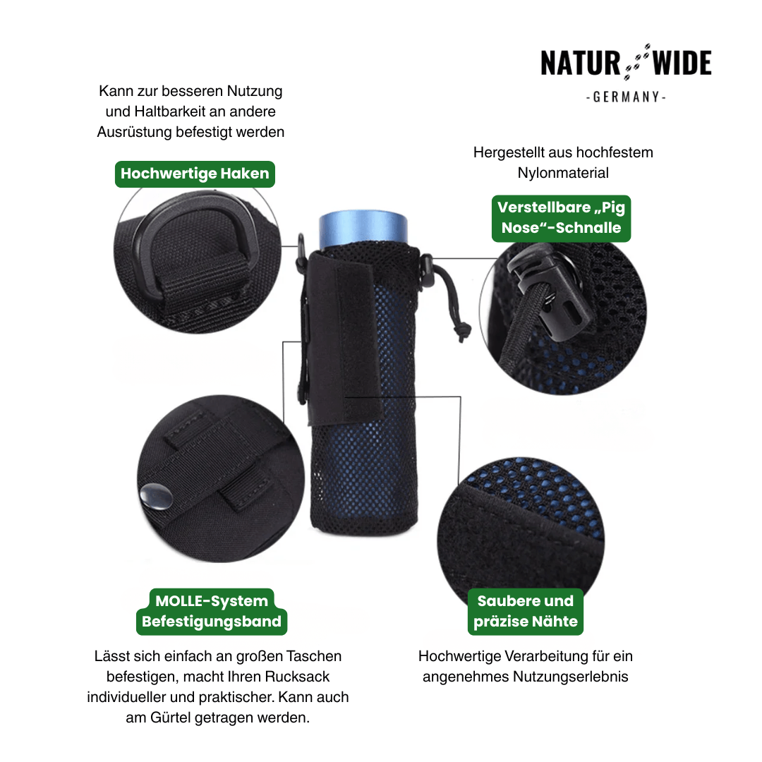 Faltbare MOLLE-Flaschentasche für 1 Liter – Ansicht 6