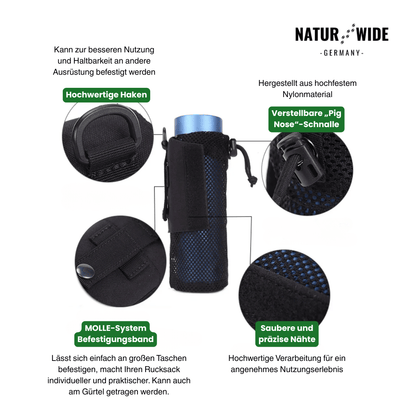 Faltbare MOLLE-Flaschentasche für 1 Liter – Ansicht 6
