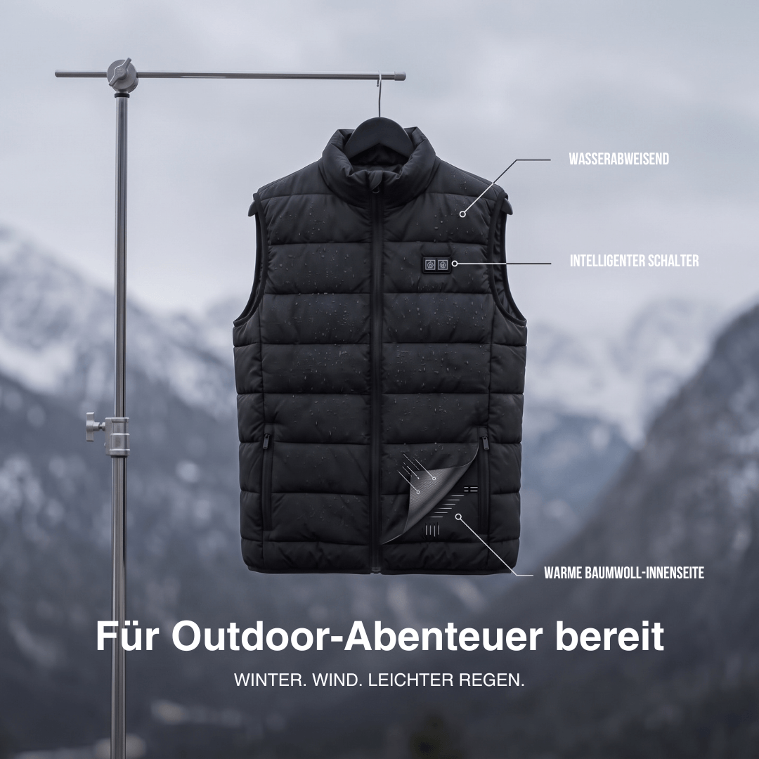 Beheizte Weste mit 9 Heizzonen für Powerbank – Ansicht 13