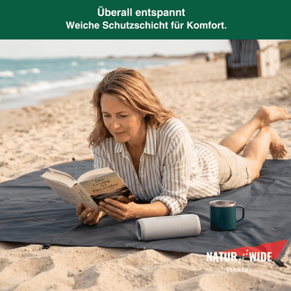 Taschen-Picknickdecke, wasserabweisend, ab 35 g – Ansicht 4