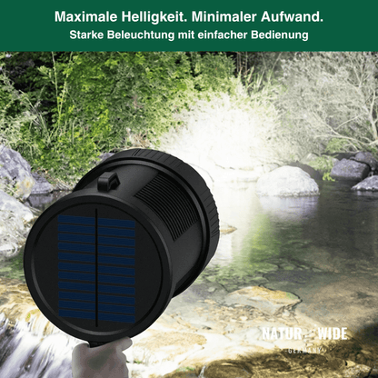 LED-Handstrahler mit Akku, Solar & Powerbank – Ansicht 15