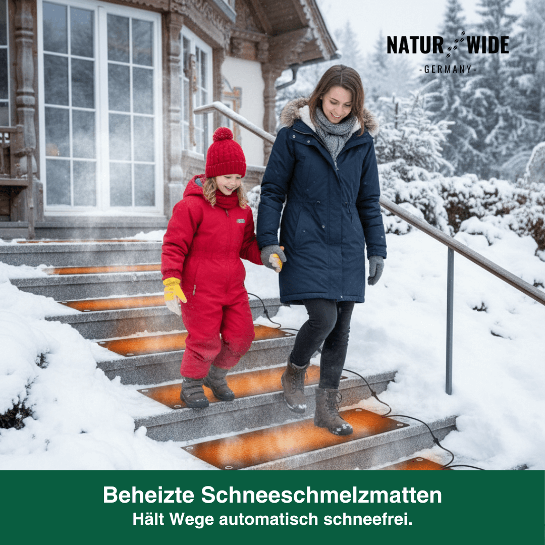Beheizte Schneeschmelzmatte für Treppe & Weg – Ansicht 4