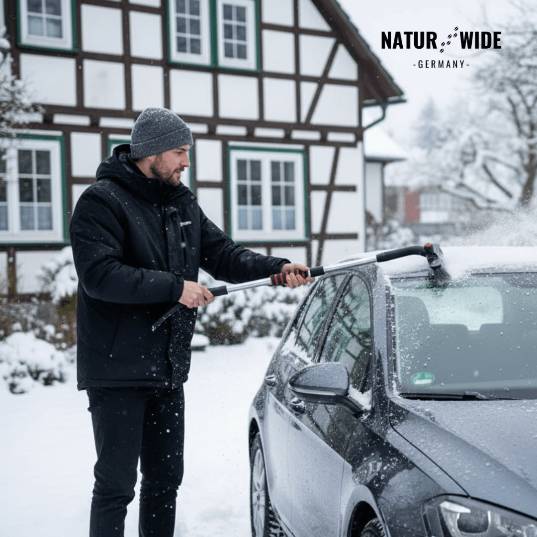 Teleskop-Schneebürste mit Eiskratzer, 2-in-1 – Ansicht 14