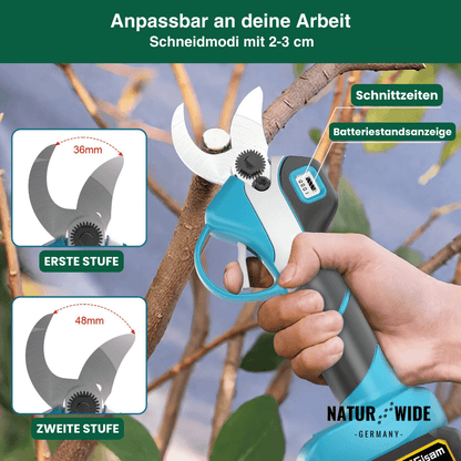 Akku-Hochentaster 4-in-1 mit Astschere, 2,4 m – Ansicht 11