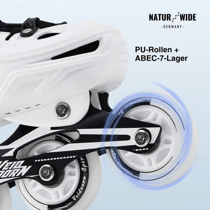 Größenverstellbare Inline Skates mit LED-Rollen – Ansicht 11