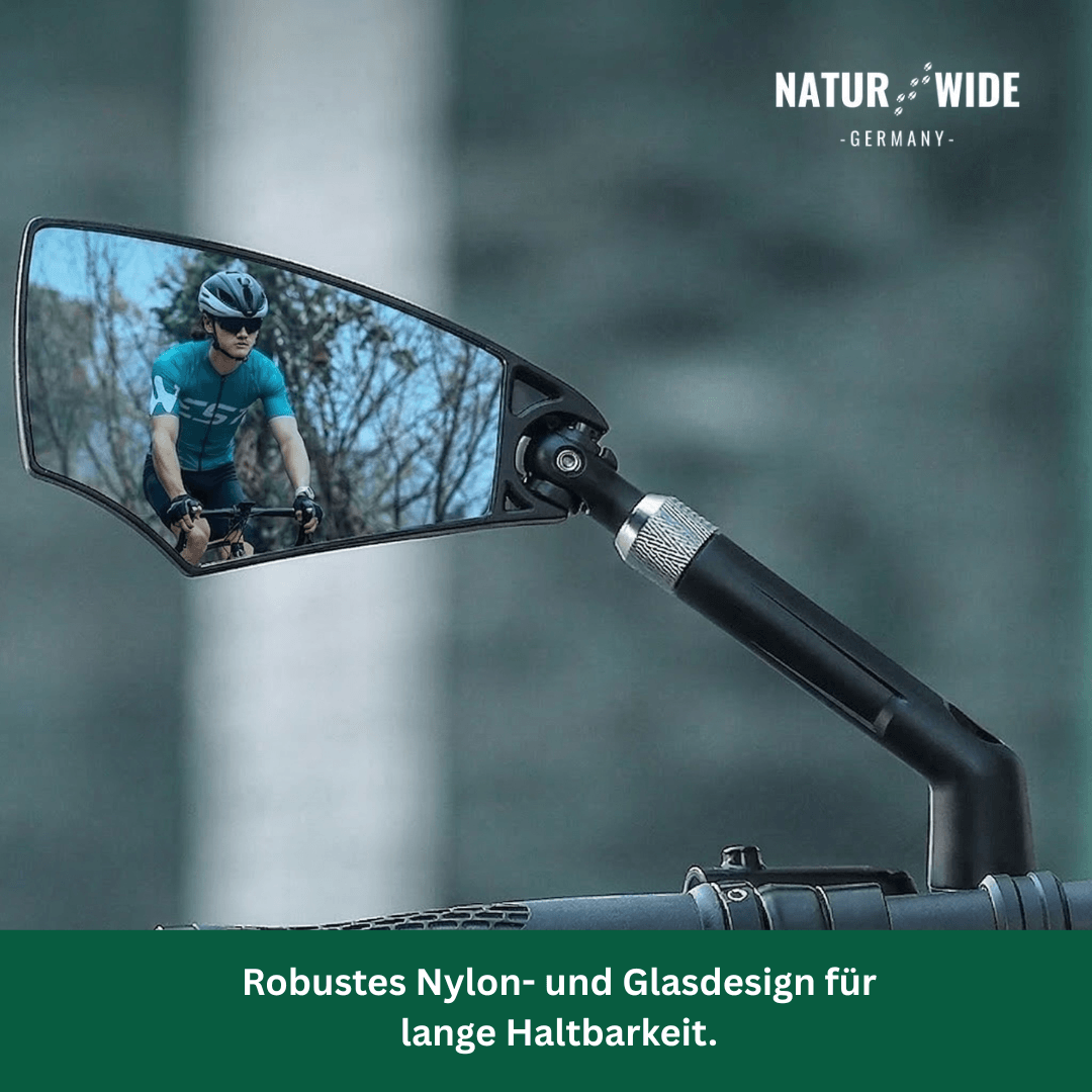 Fahrrad-Rückspiegel, 360° drehbar, entspiegelt – Ansicht 13