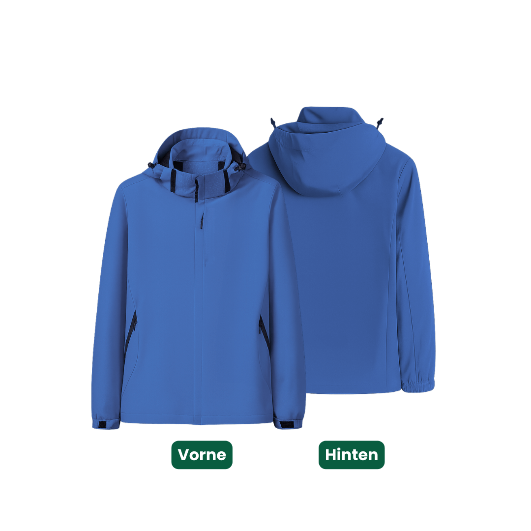 Leichte Regenjacke, 10.000 mm, abnehmbare Kapuze – Ansicht 17