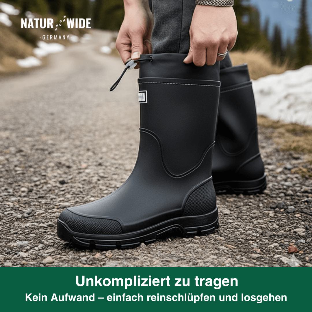 Wasserdichte Gummistiefel unisex, rutschfest – Ansicht 8