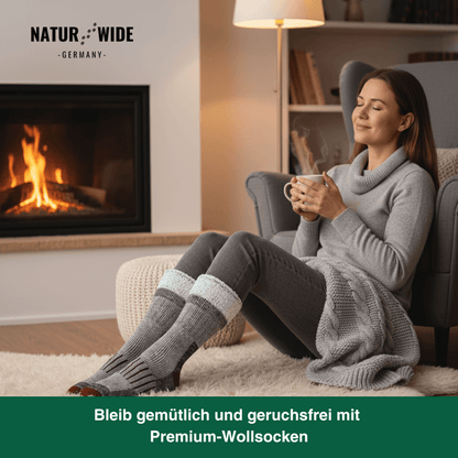 Merino-Wollsocken im 3er-Set, dick & warm – Ansicht 4