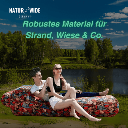 Aufblasbares Sofa-Luftbett ohne Pumpe, 200 kg – Ansicht 8