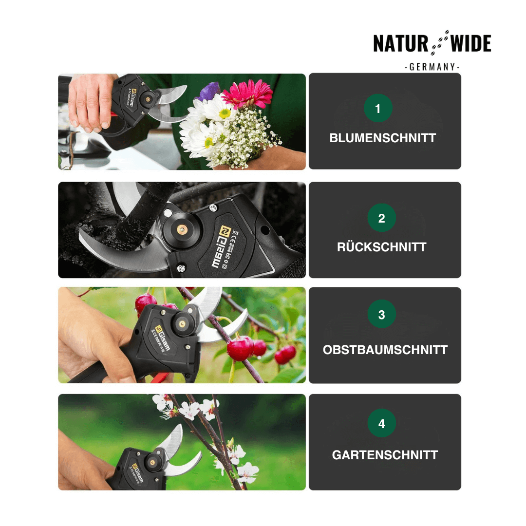Akku-Astschere bis 30 mm mit 2 Akkus & Koffer – Ansicht 7
