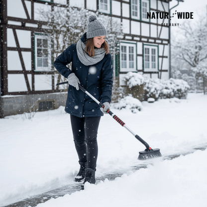 Teleskop-Schneebürste mit Eiskratzer, 2-in-1 – Ansicht 12