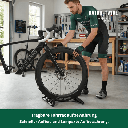 Fahrrad-Bodenständer, verstellbar 30–80 mm – Ansicht 2